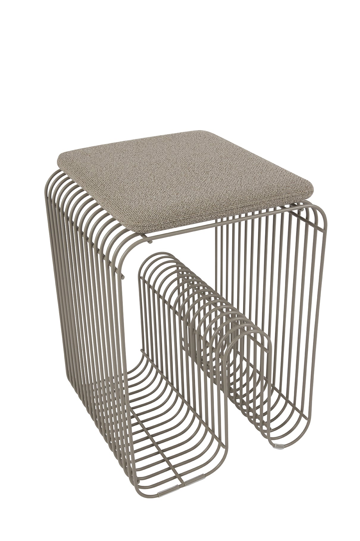 Poduszka siedziskowa CURVA taupe bouclé