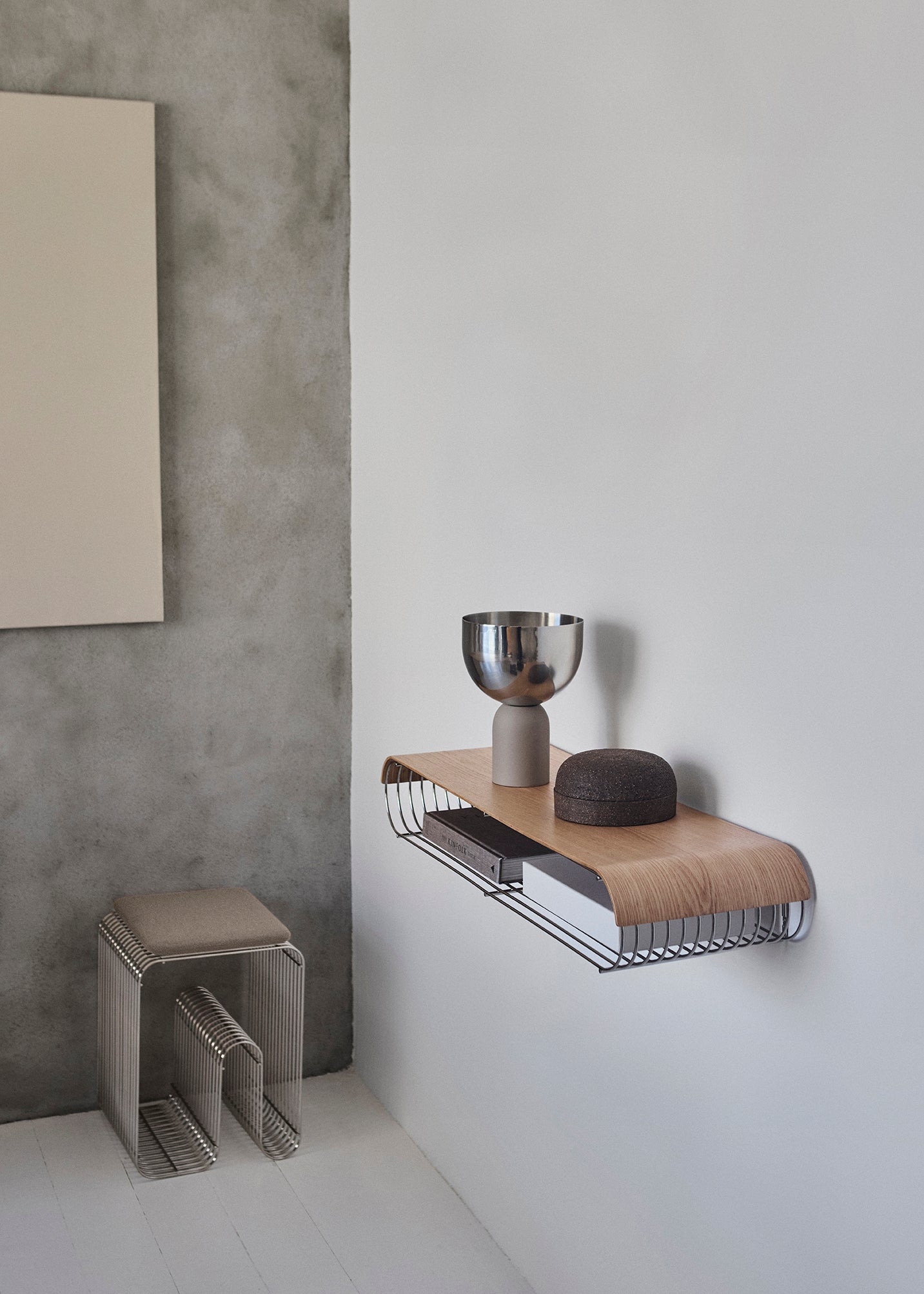 Poduszka siedziskowa CURVA taupe bouclé