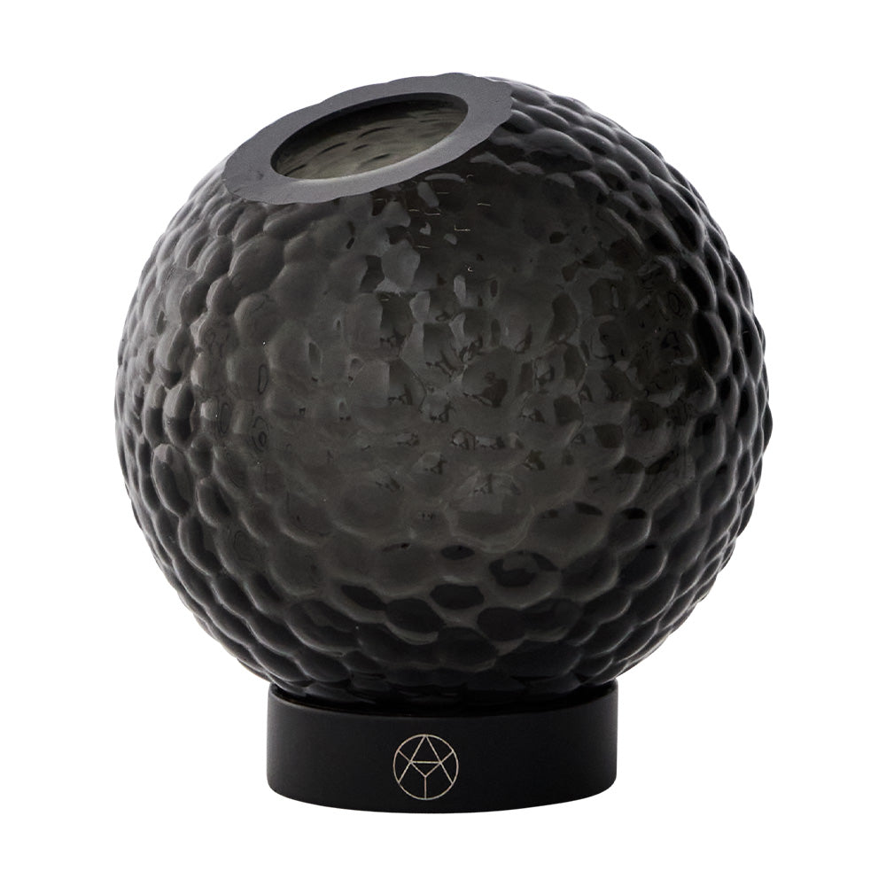 Wazon GLOBE BUBBLES czarne szkło