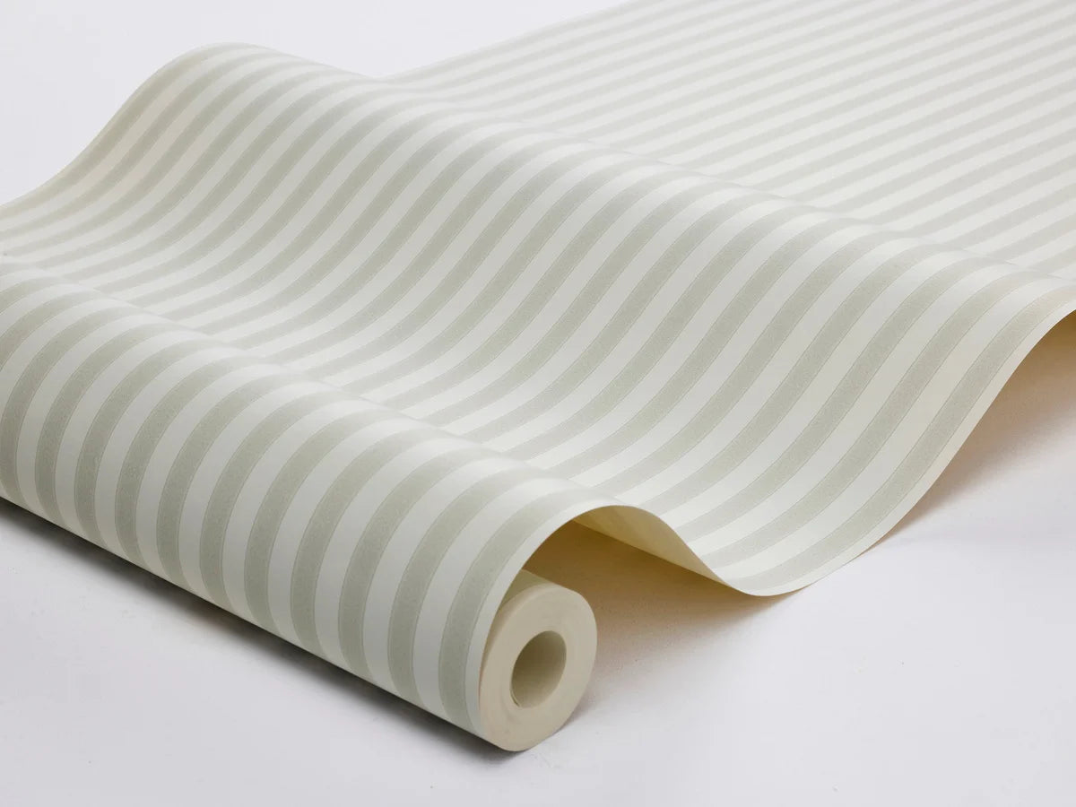 Tapeta s pruhovaným vzorem MÖLLE STRIPE šedá s béžovou