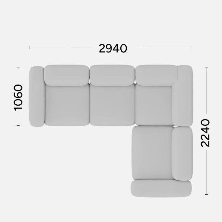 Narożnik prawostronny BABBLE personalizowany