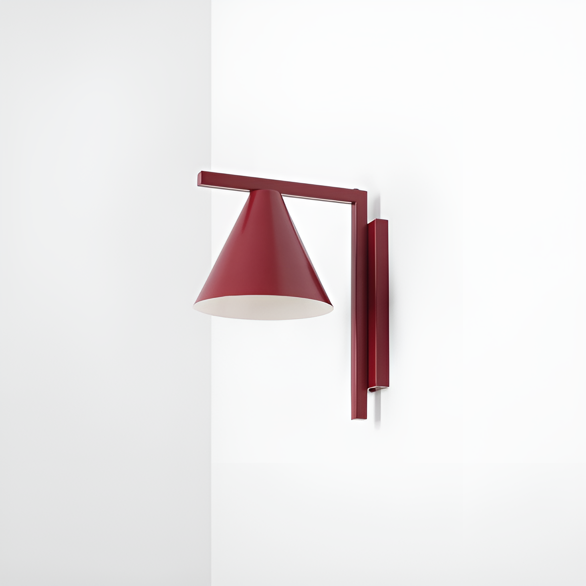Red forms wall lamp