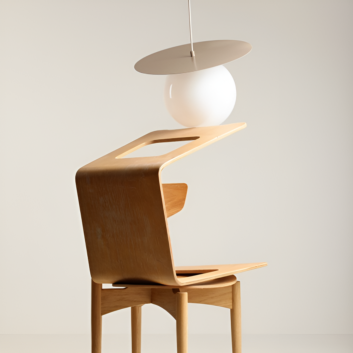 Závěsné svítidlo LOOP béžové