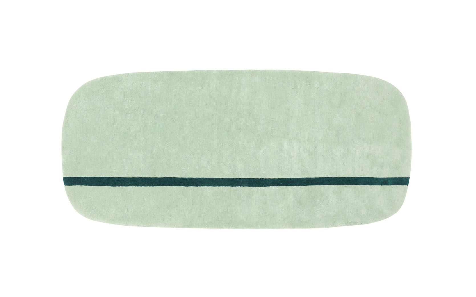 OVAL rug OONA green