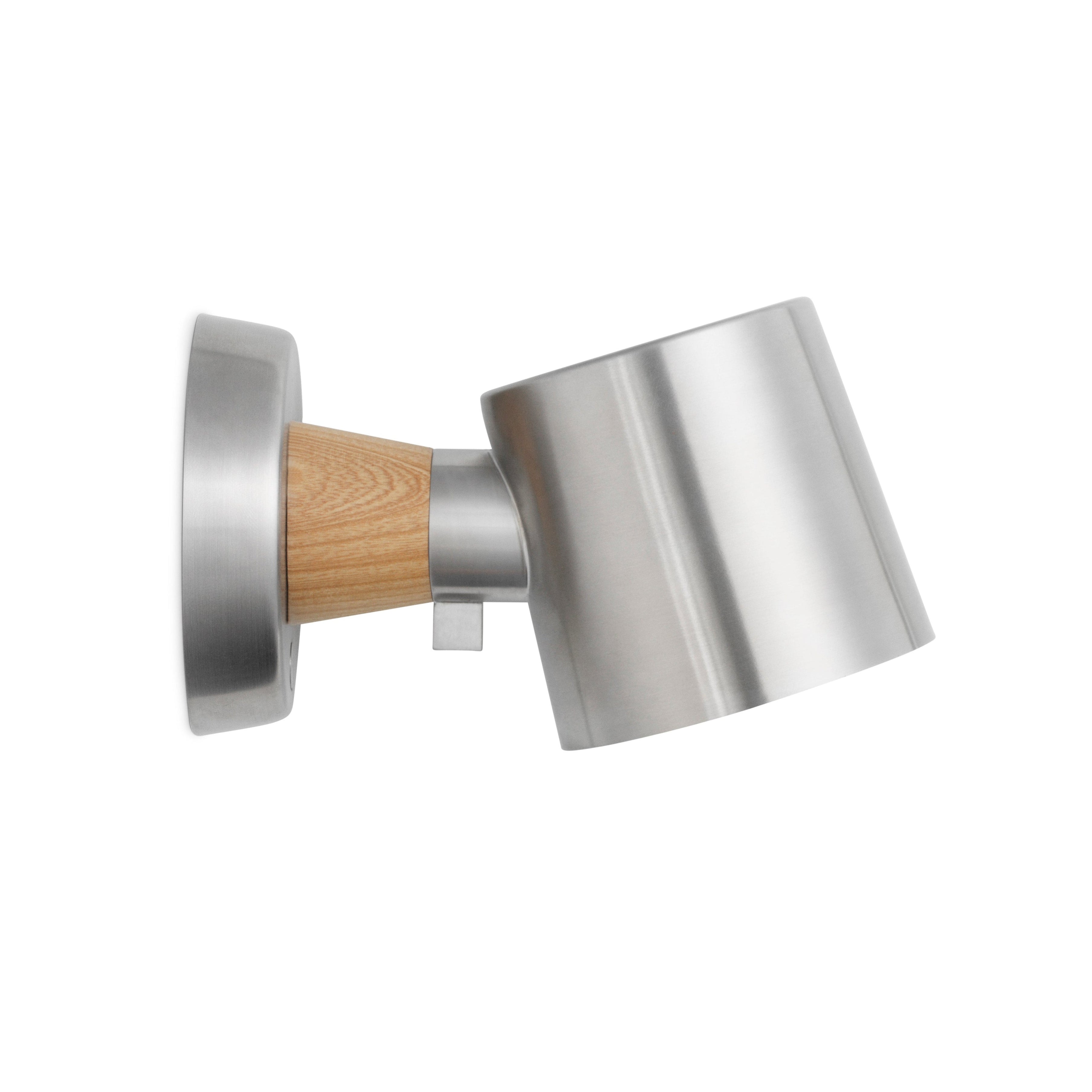 Nastavitelný nástěnný svítilna RISE nerezová ocel