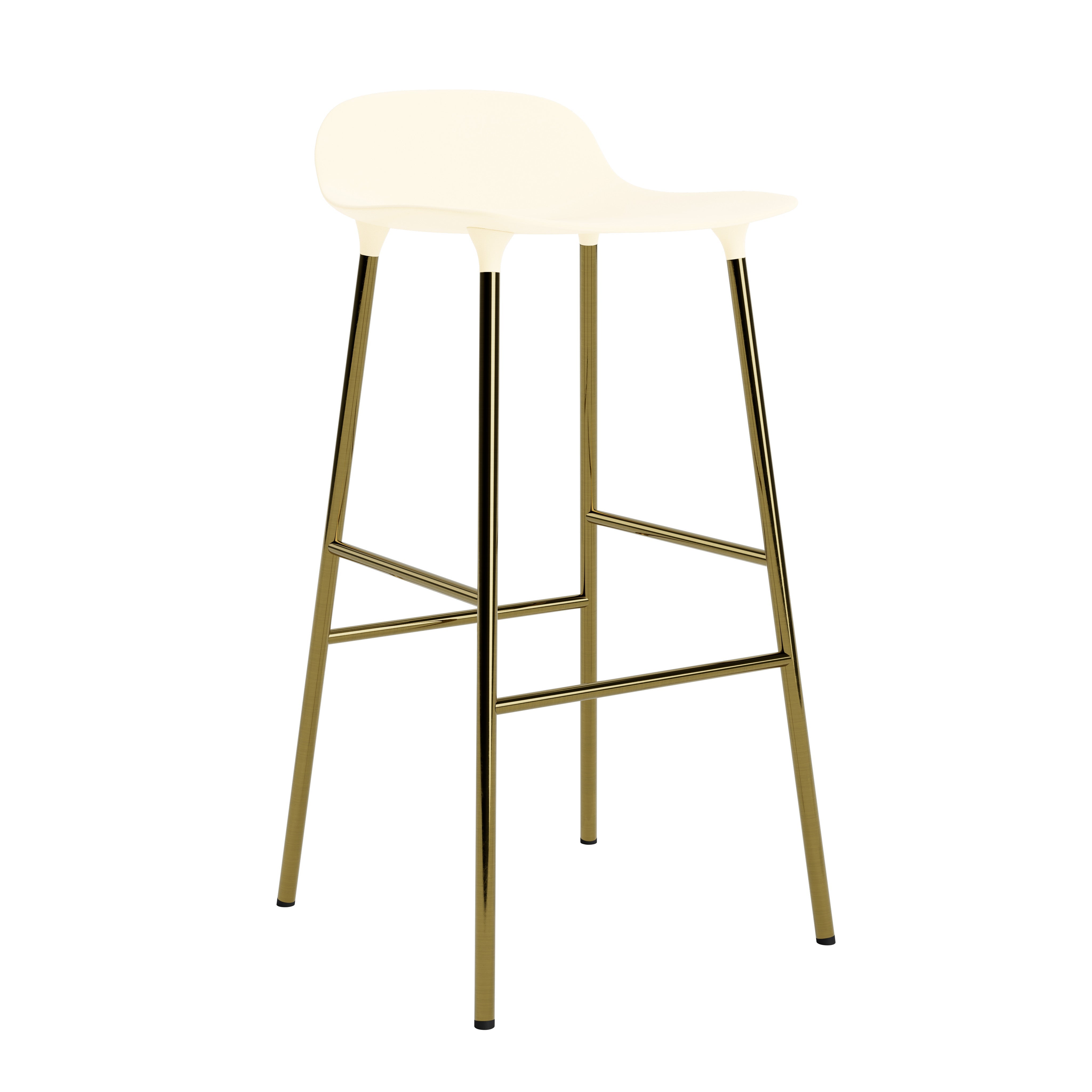 Cream hocher with a golden base