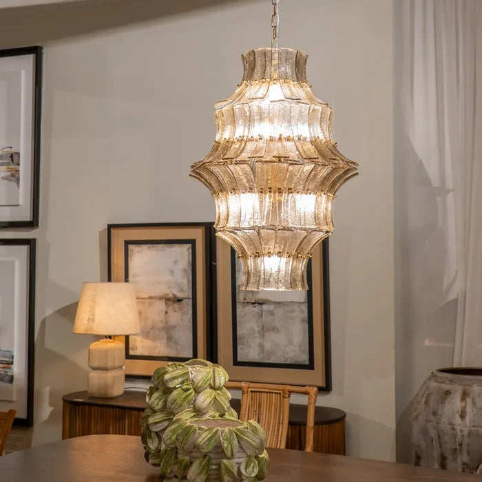 COLBEY chandelier smoked glass