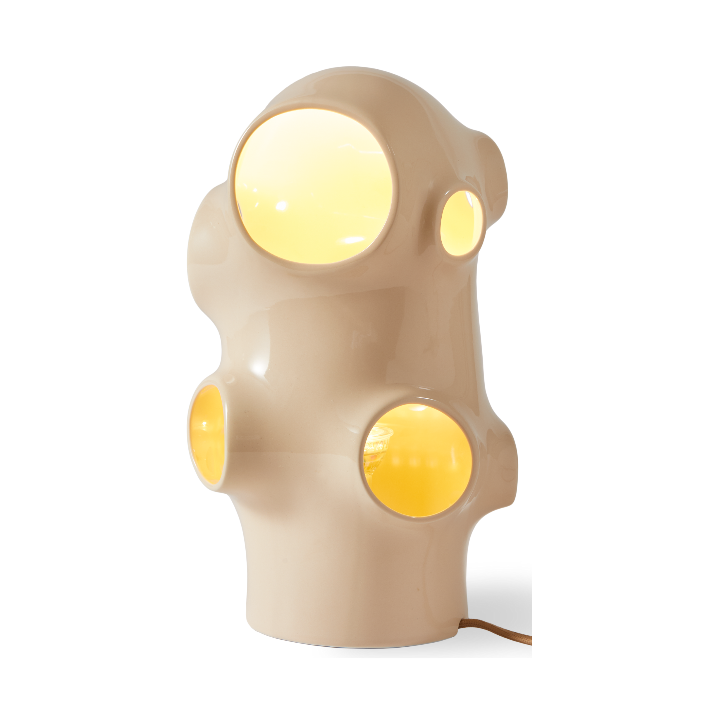 Lampa stołowa BULLE beżowy