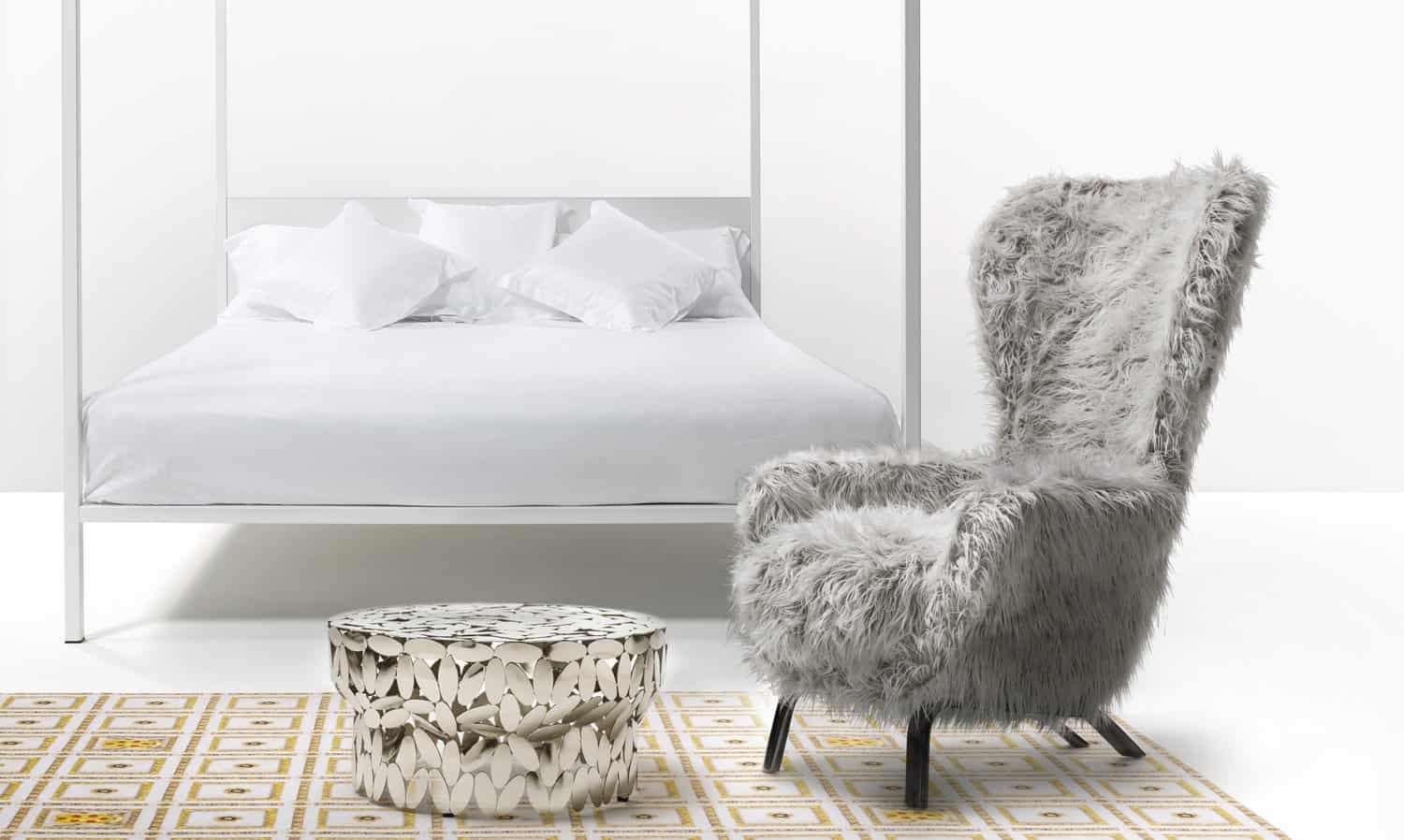 Zlatý konferenční stolek FOLIAE