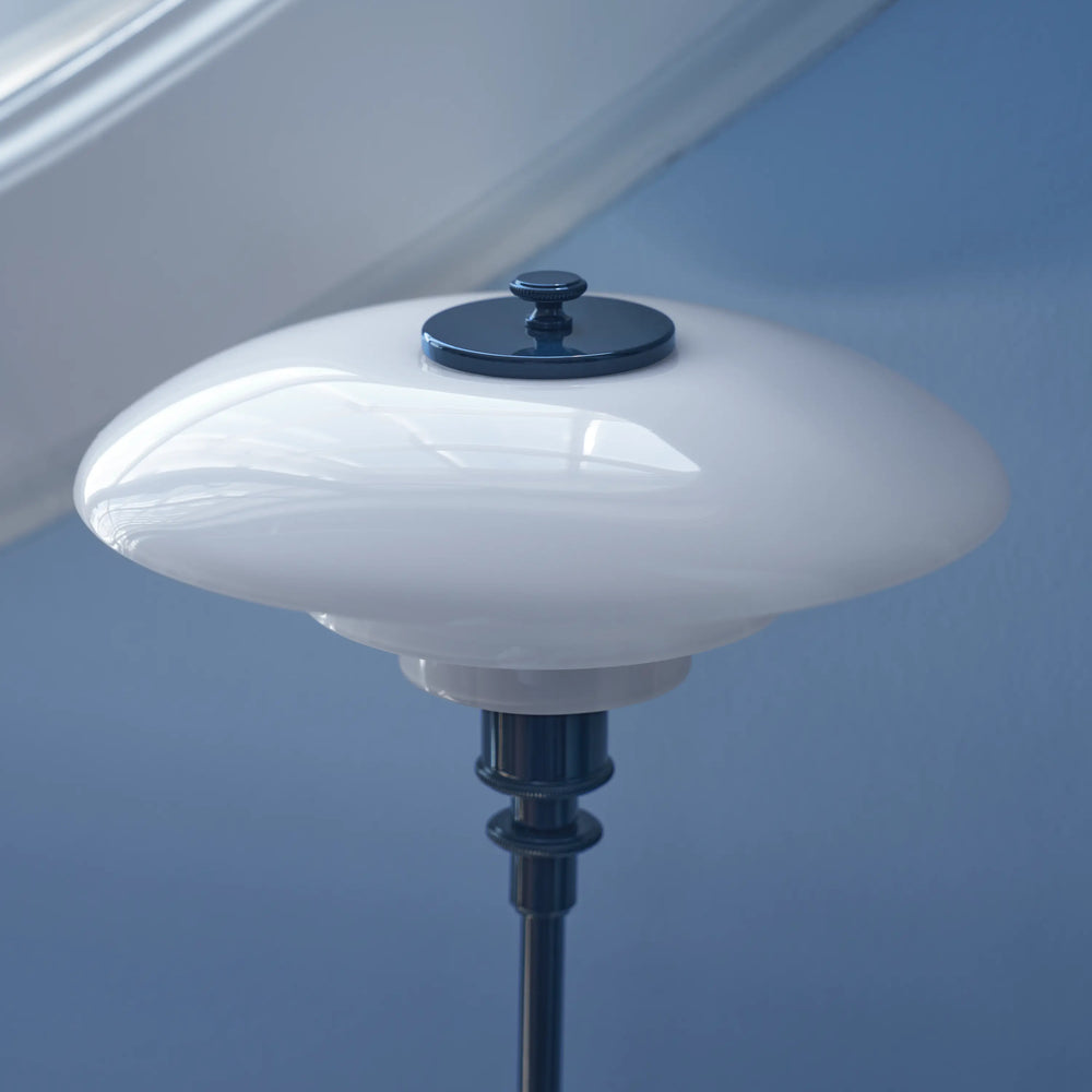 Lampa stolní PH 2/1 bílá s modrou základnou