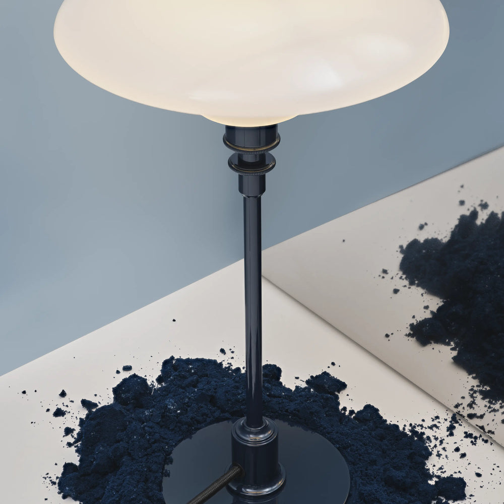 Lampa stolní PH 2/1 bílá s modrou základnou