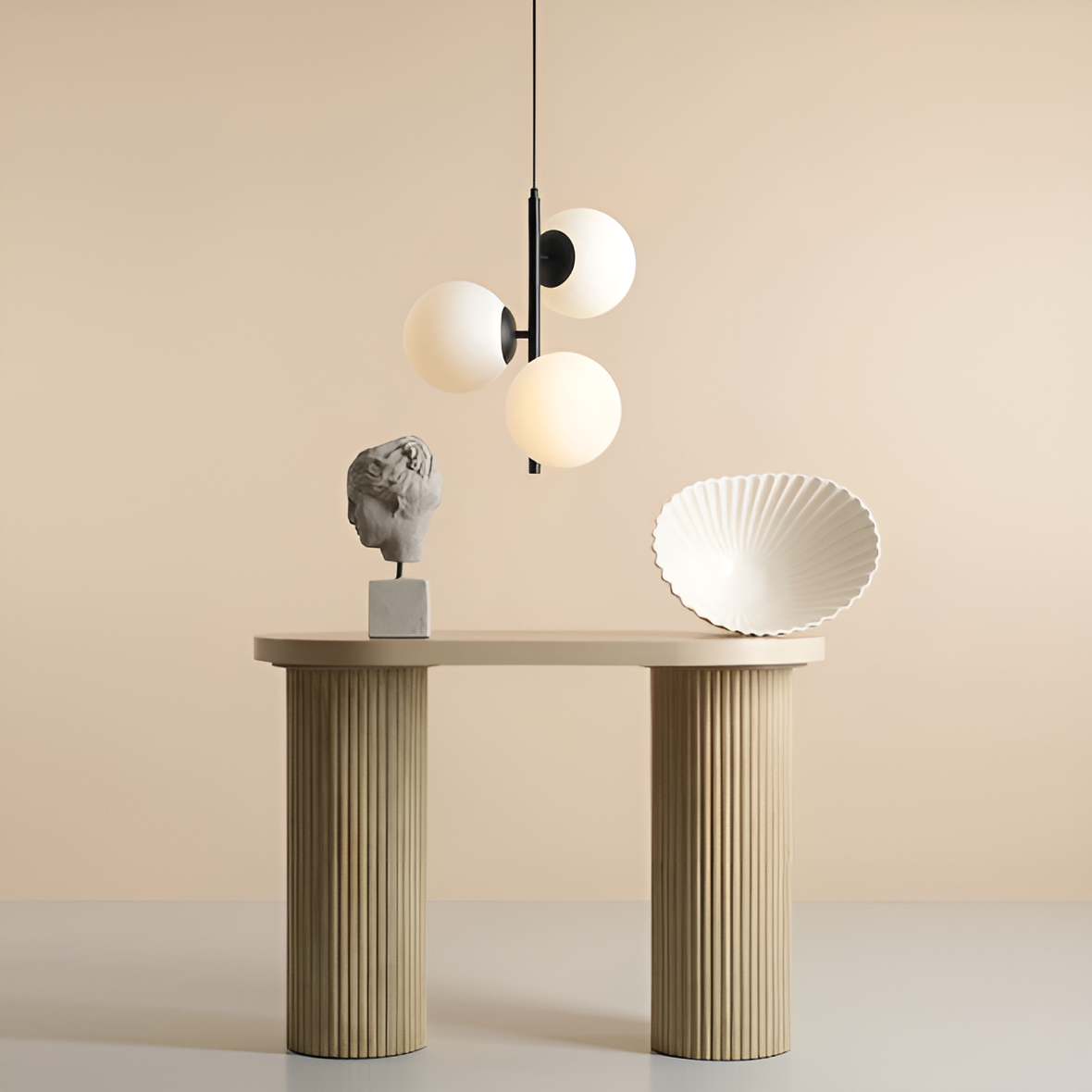 Závěsné svítidlo FINN TRIO černé