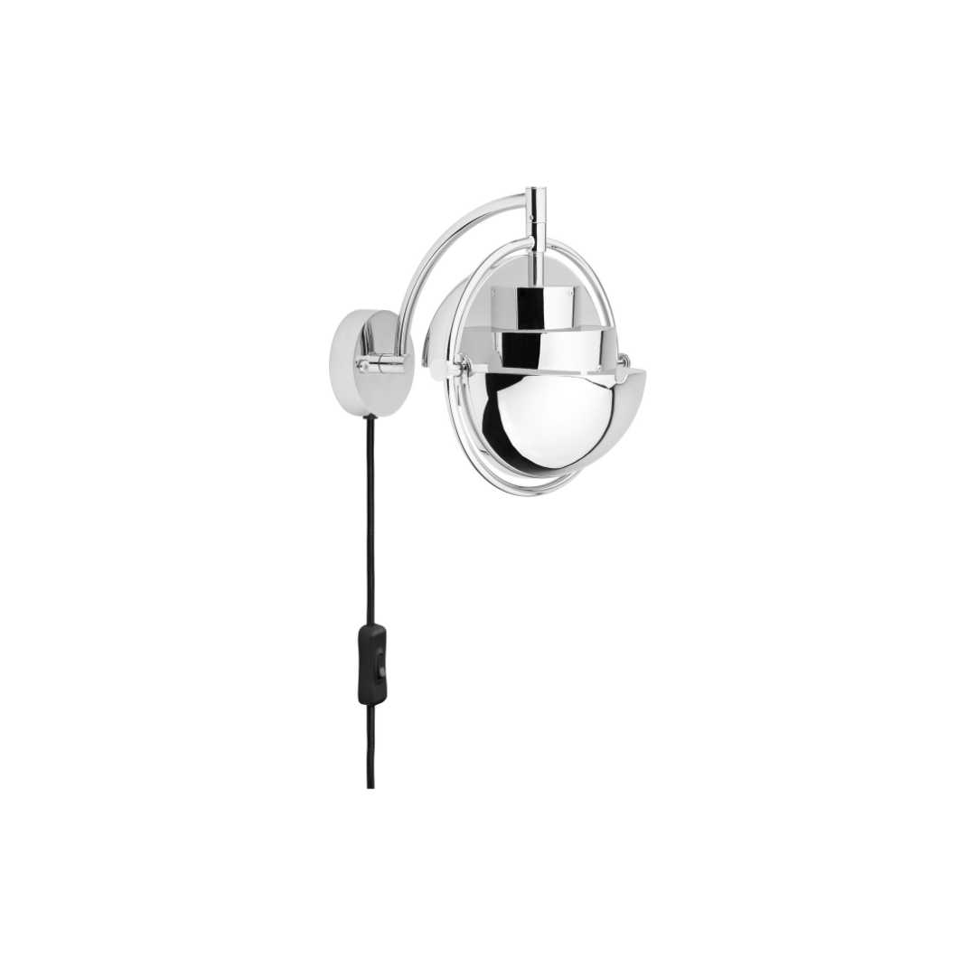 Lampa ścienna MULTI-LITE chrom, marka Gubi