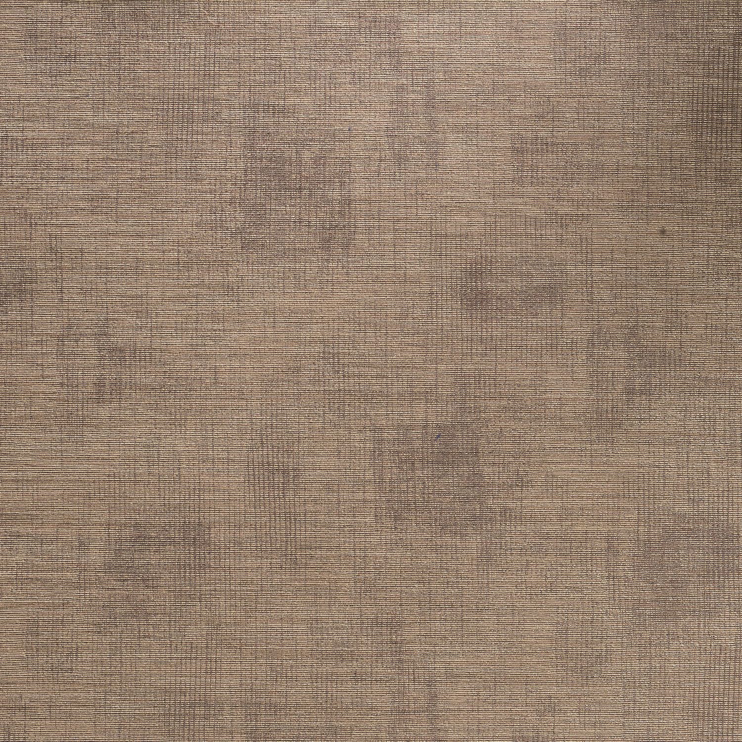 Structural textile wallpaper imitating canvas ORCADE - Tobacco brown