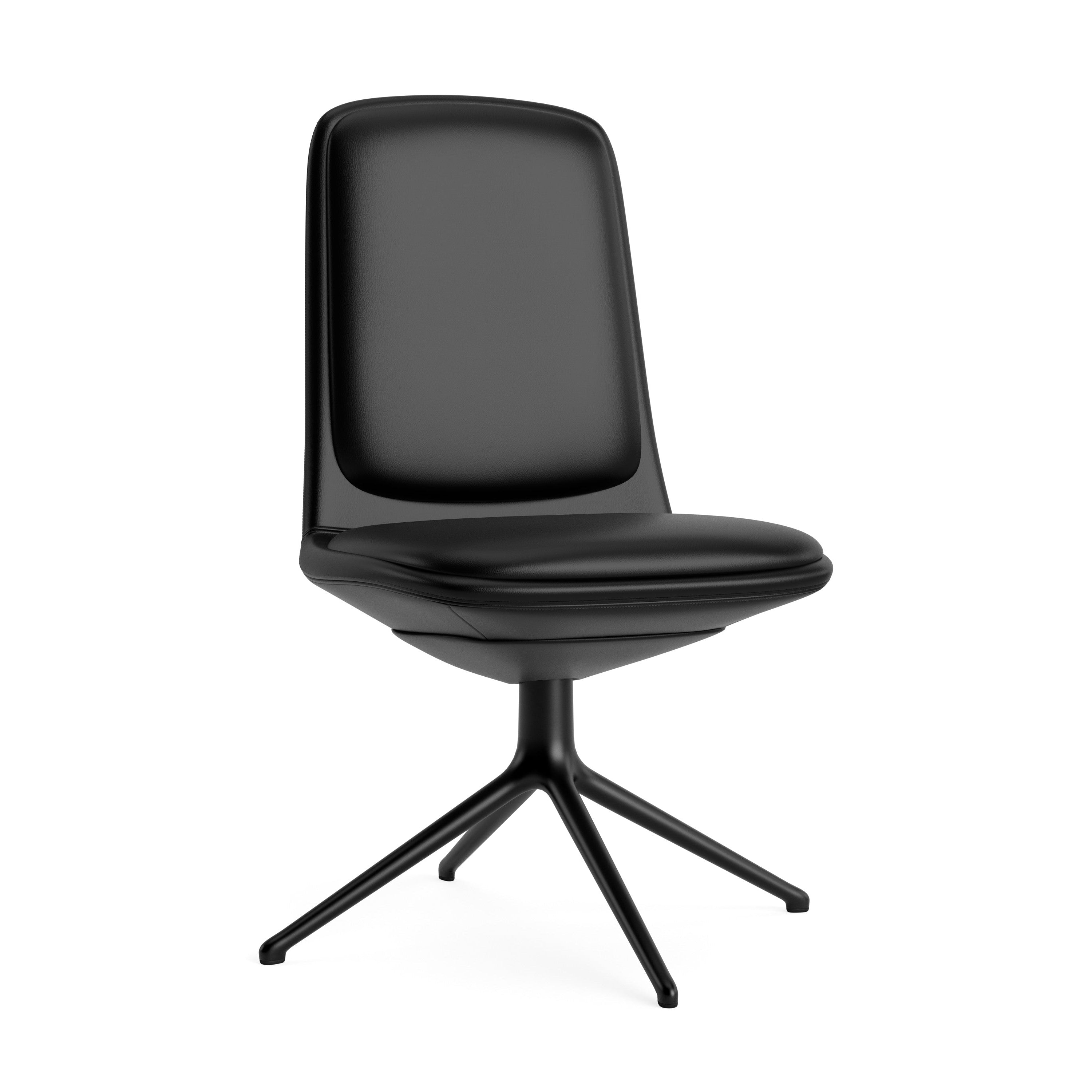 Off low 4l upholstered office chair with a black base
