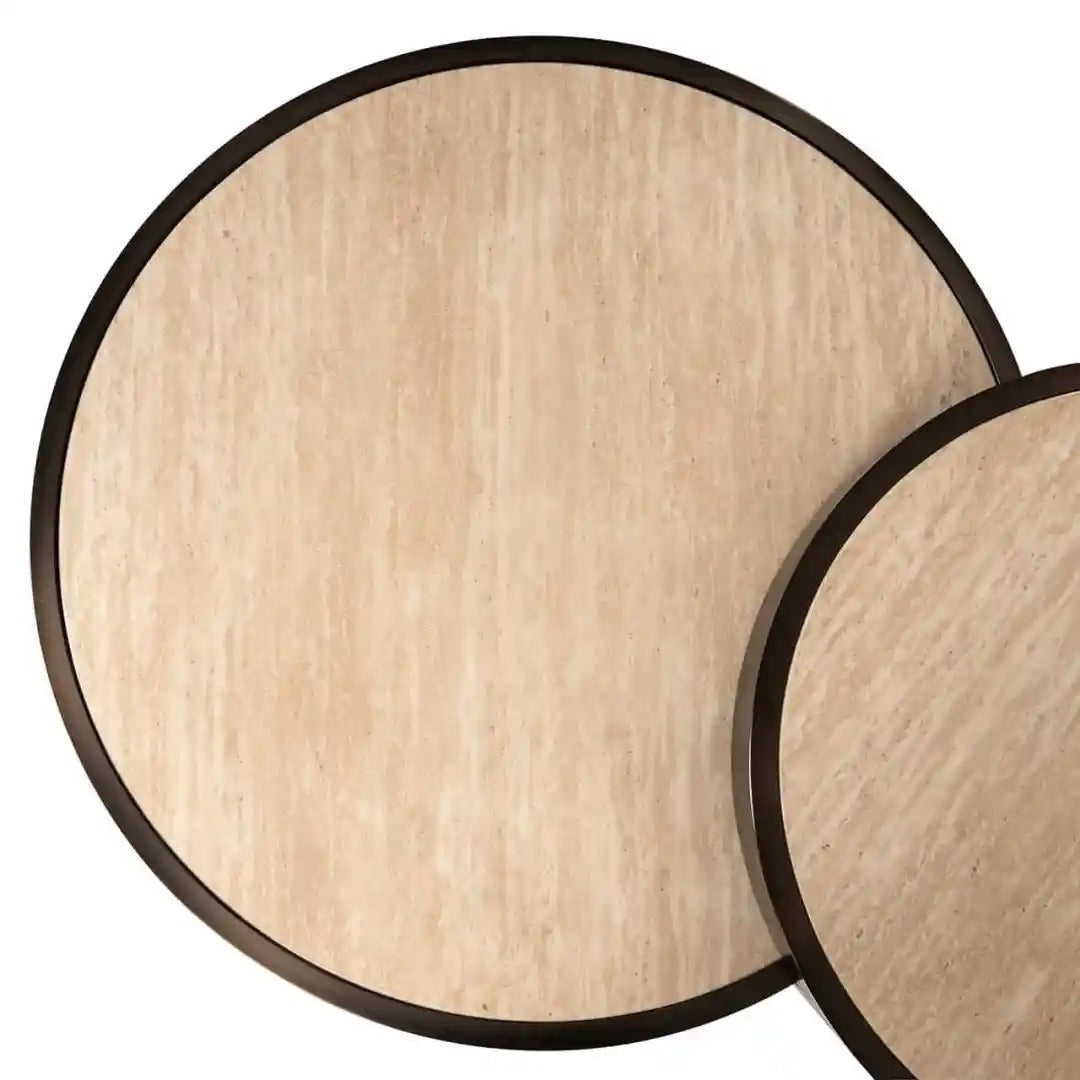 RONSON Brown Coffee Table Set