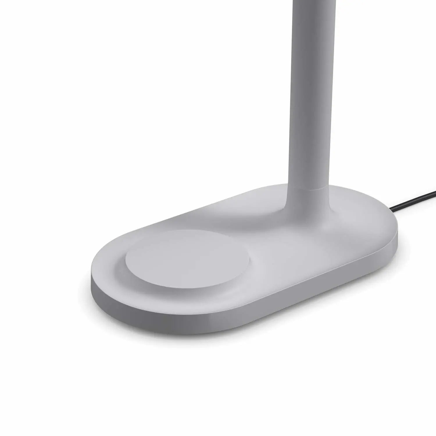 Stolní lampa s bezdrátovou nabíječkou EMENDO šedá