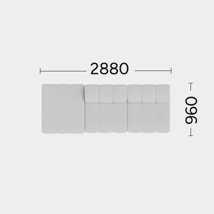 Sofa NONU Rosanero 288x96 cm Grupa 0 Nie Eye on Design