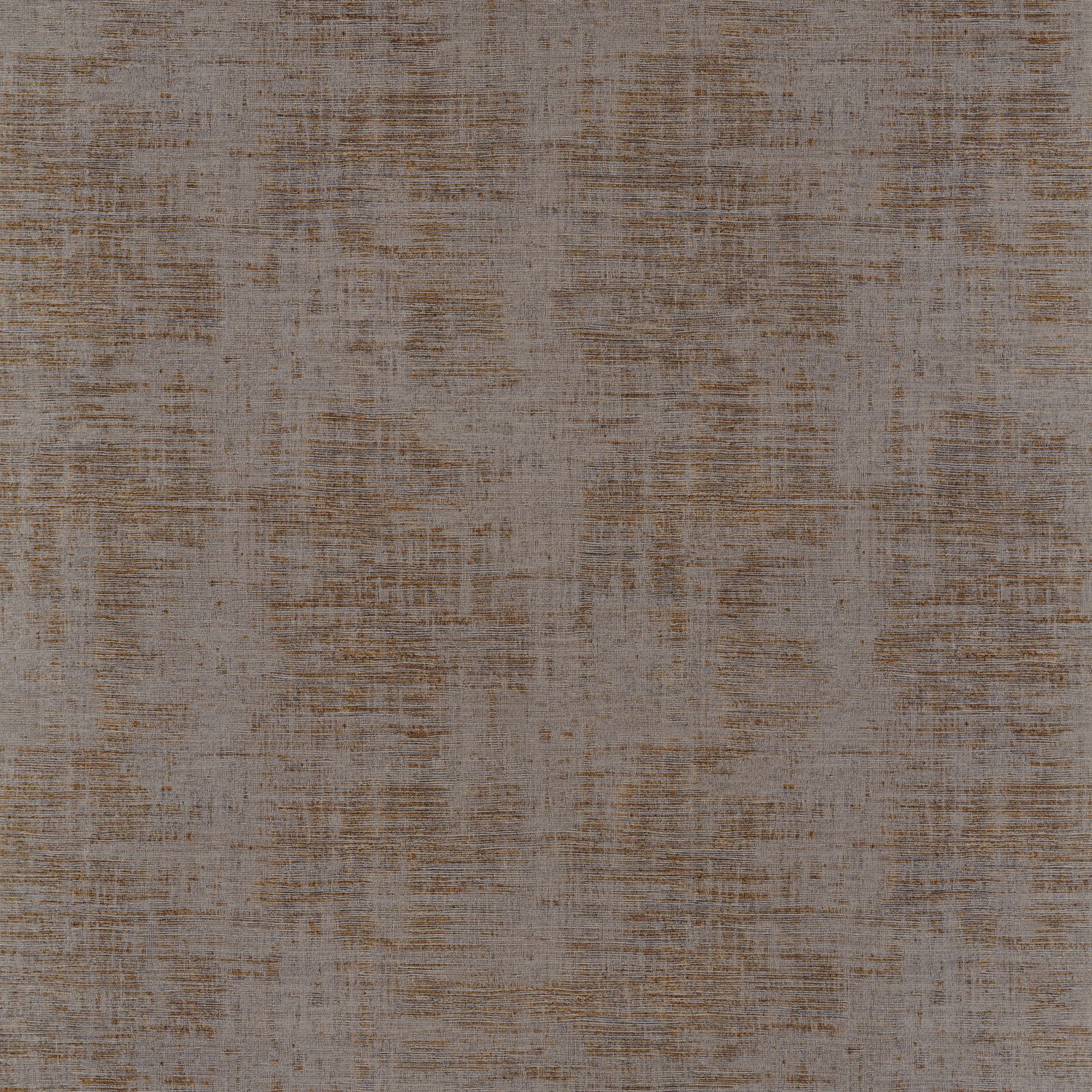 Structural wallpaper imitating worn canvas JOHARA - ROUILLE brown with gray