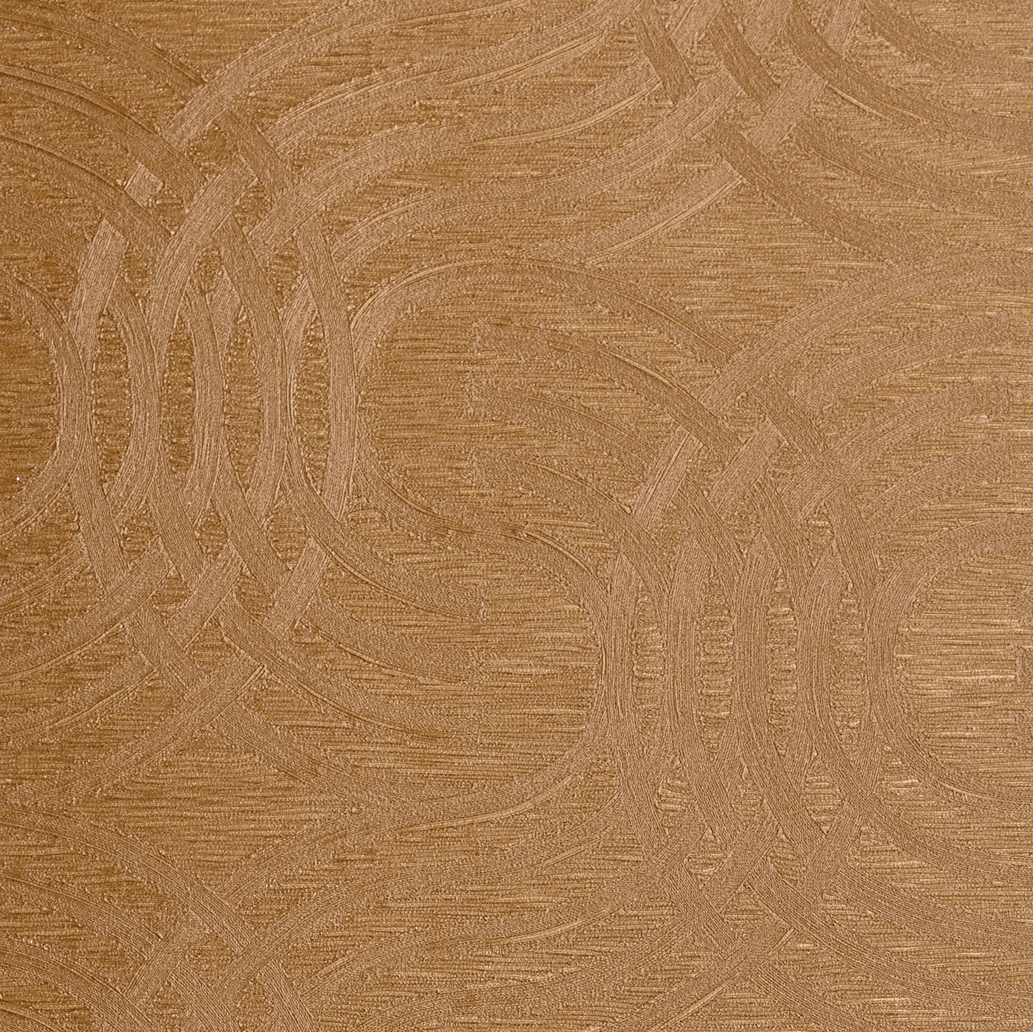 Metalická tapeta s abstraktním vzorem AURARIA - AMBRE jantarový