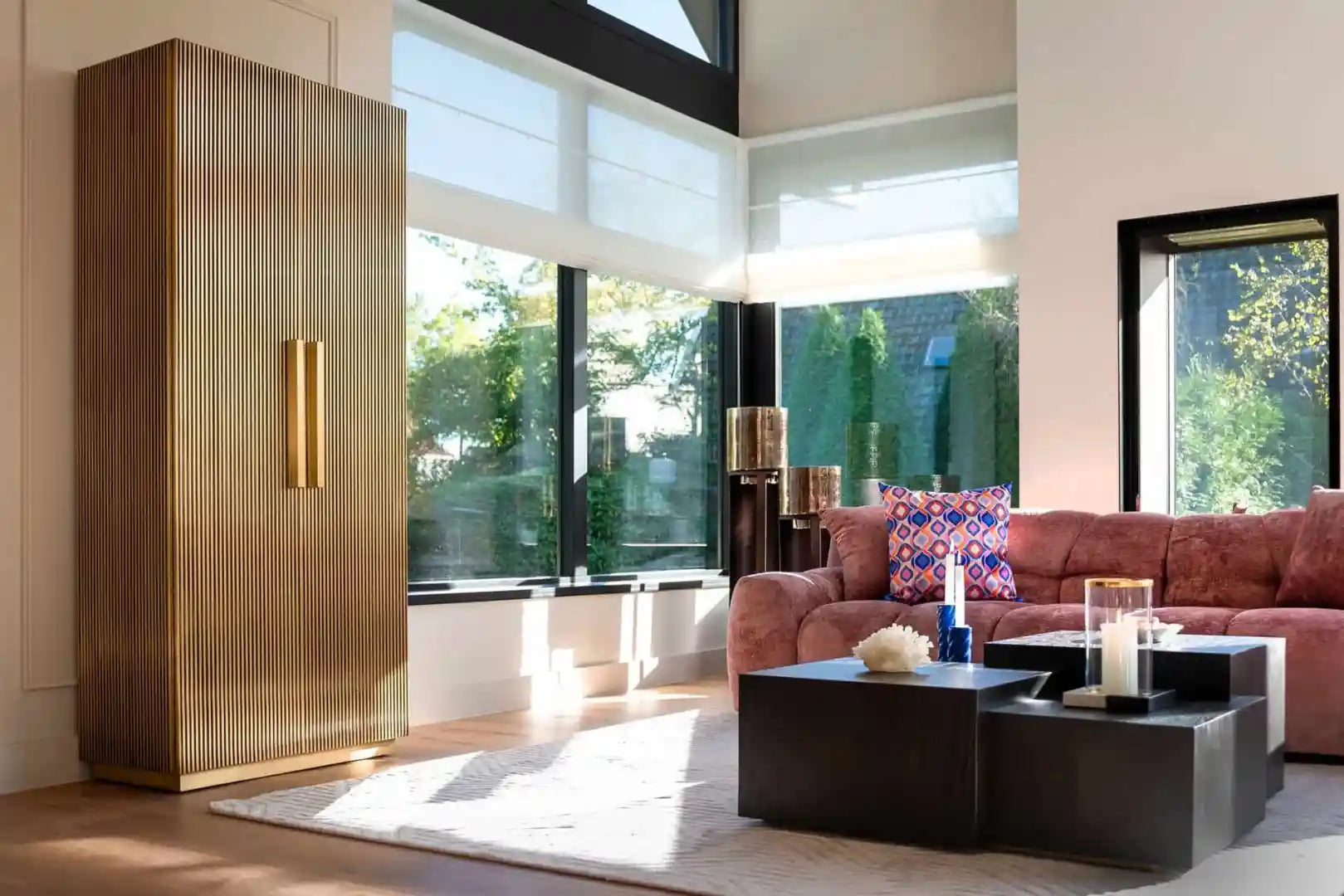 Szafa 2-drzwiowa IRONVILLE złoty