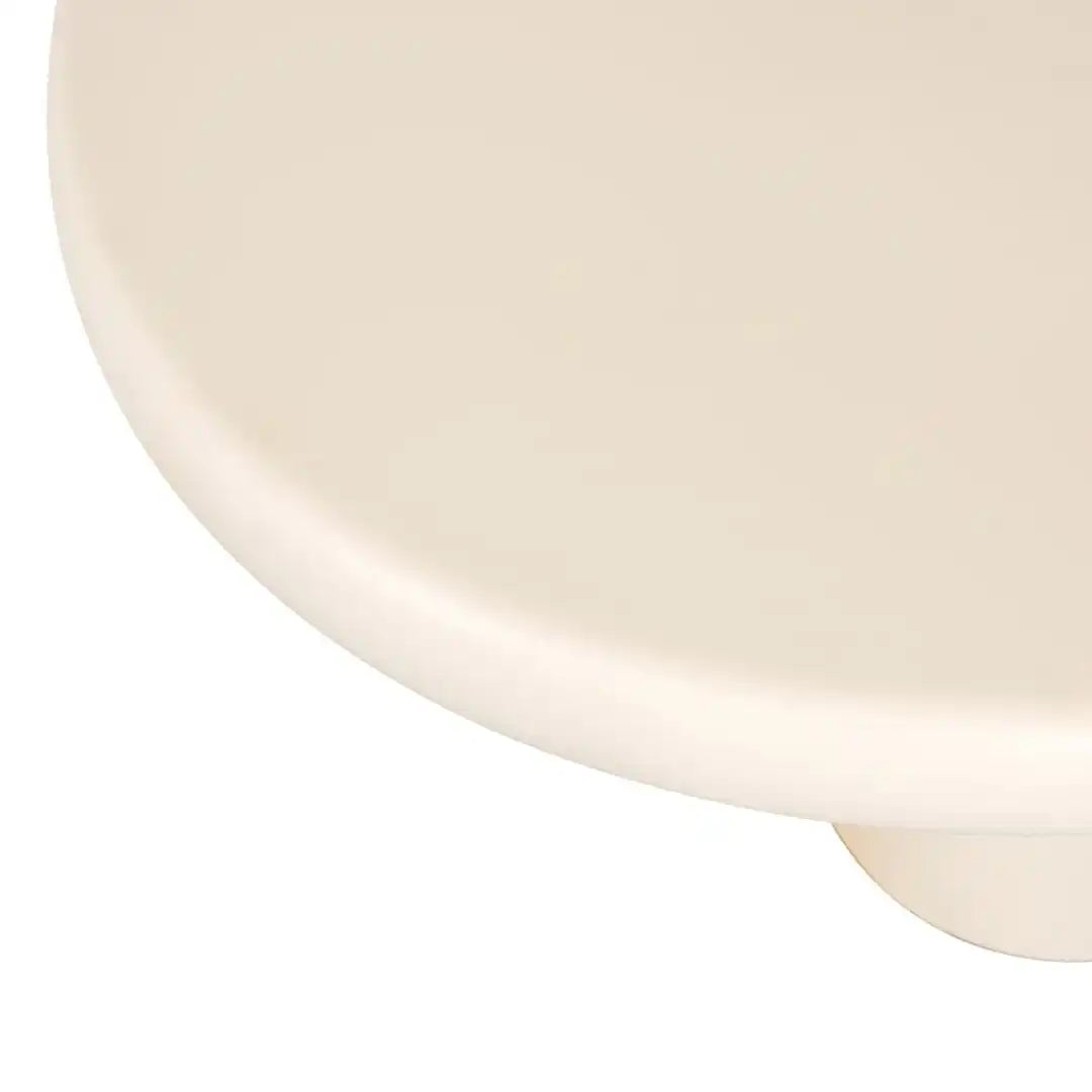 Beige oval table CLAYTON