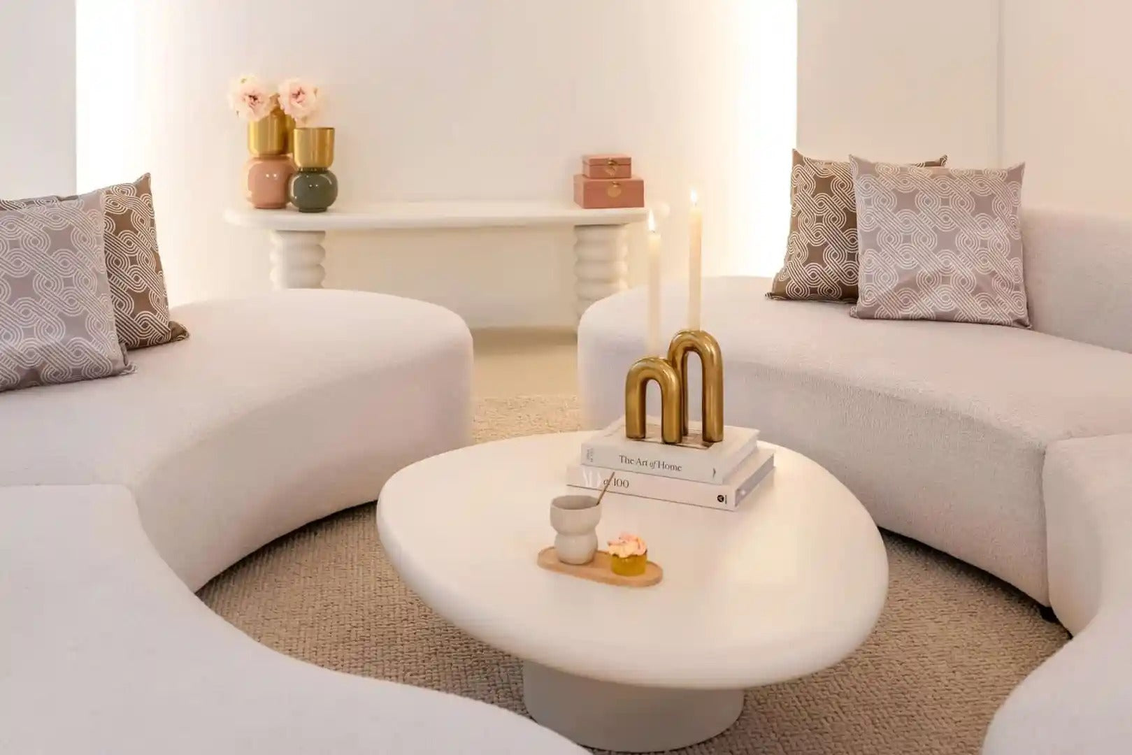 Konzole BLOOMSTONE bílá