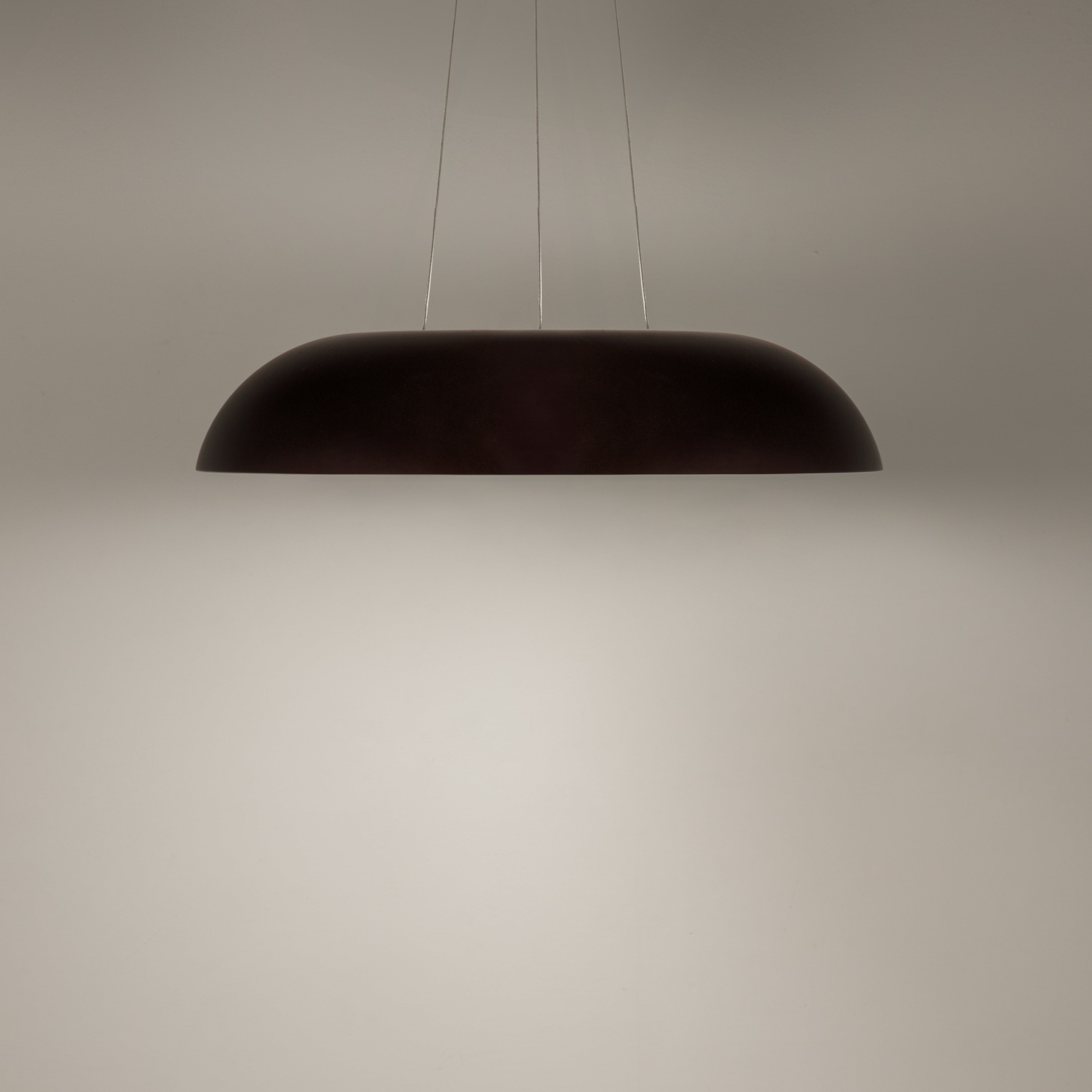 Lampa visící MAGGIOLONE matný hnědý