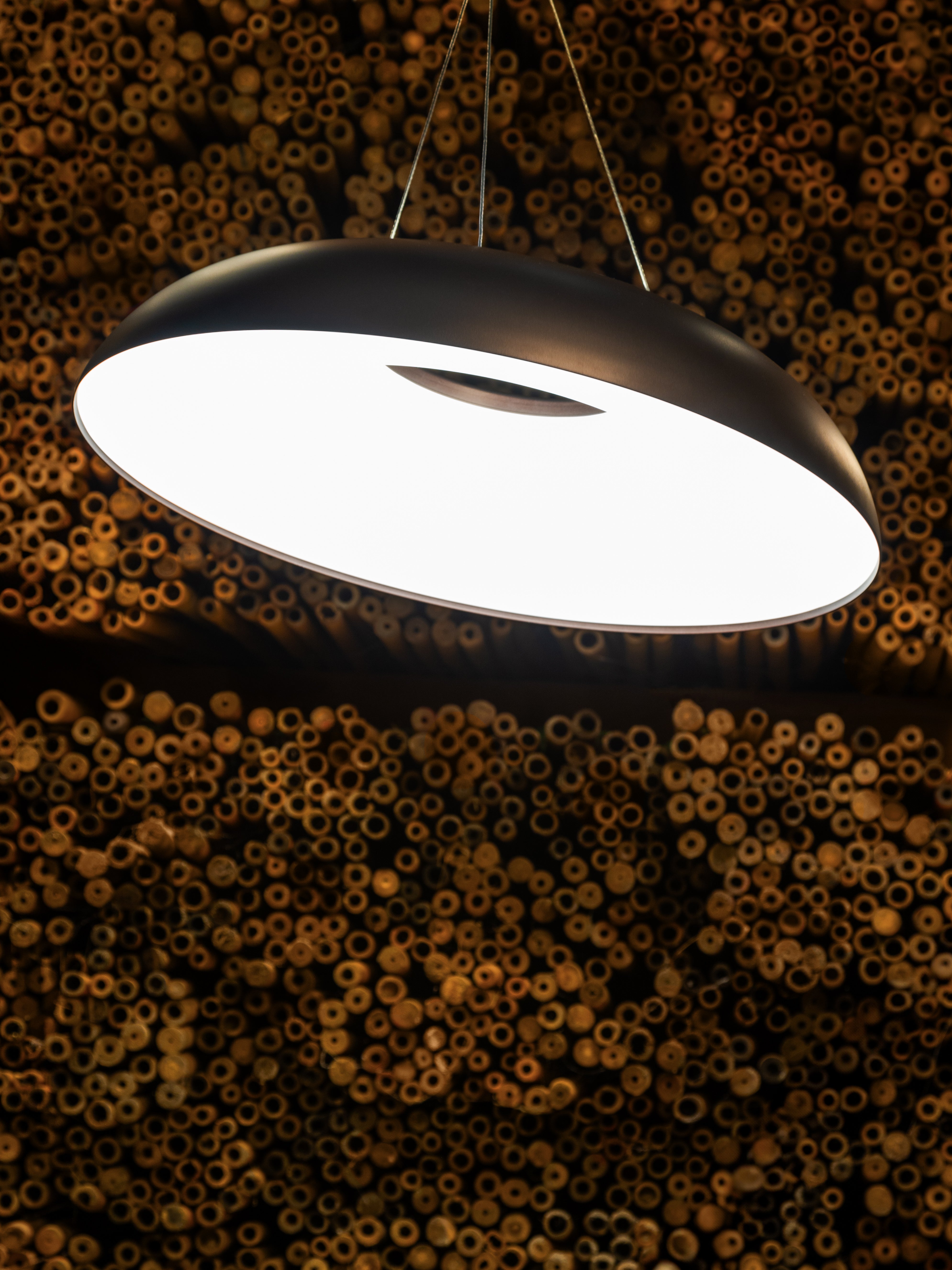 Lampa visící MAGGIOLONE matný hnědý