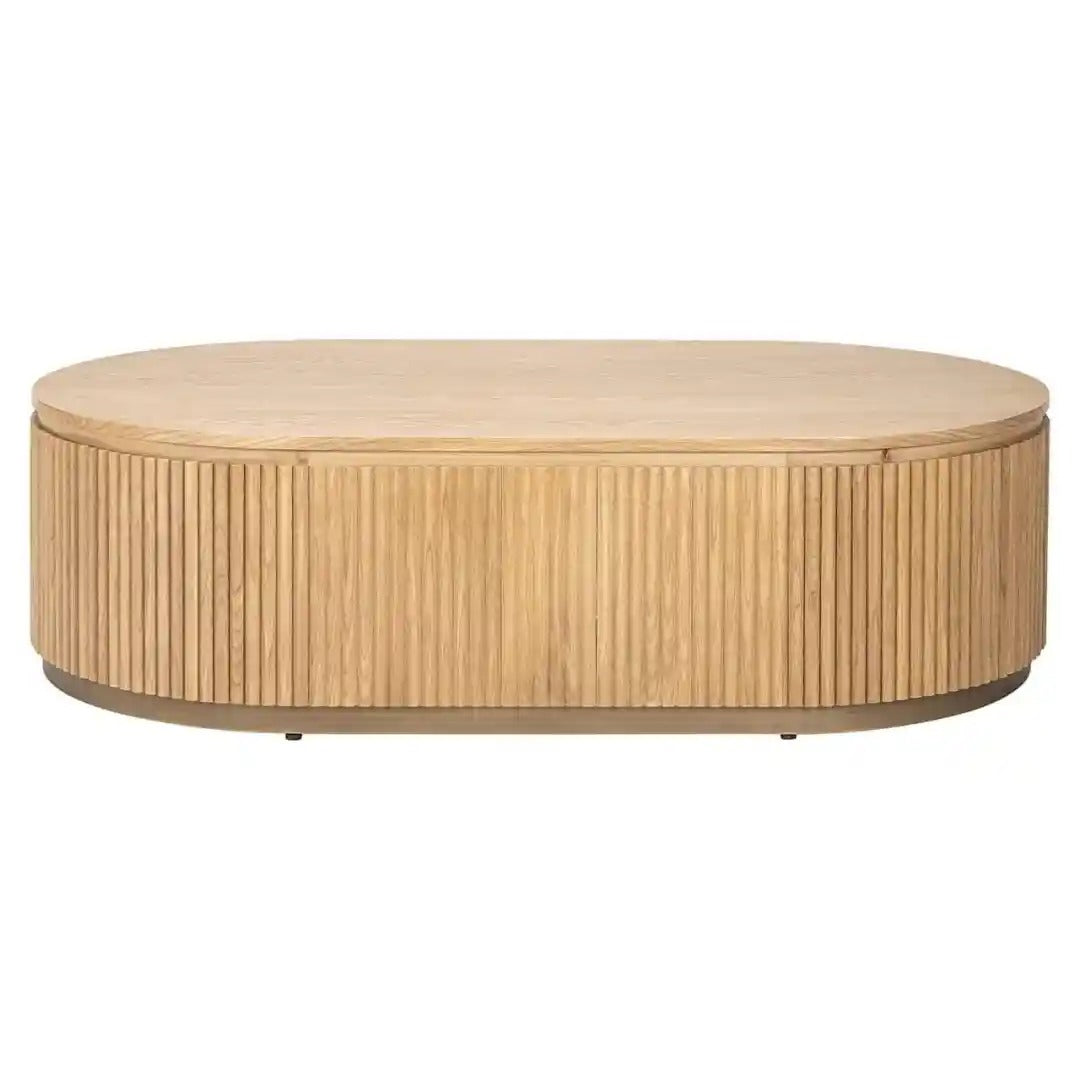 BELFORT oak veneer coffee table