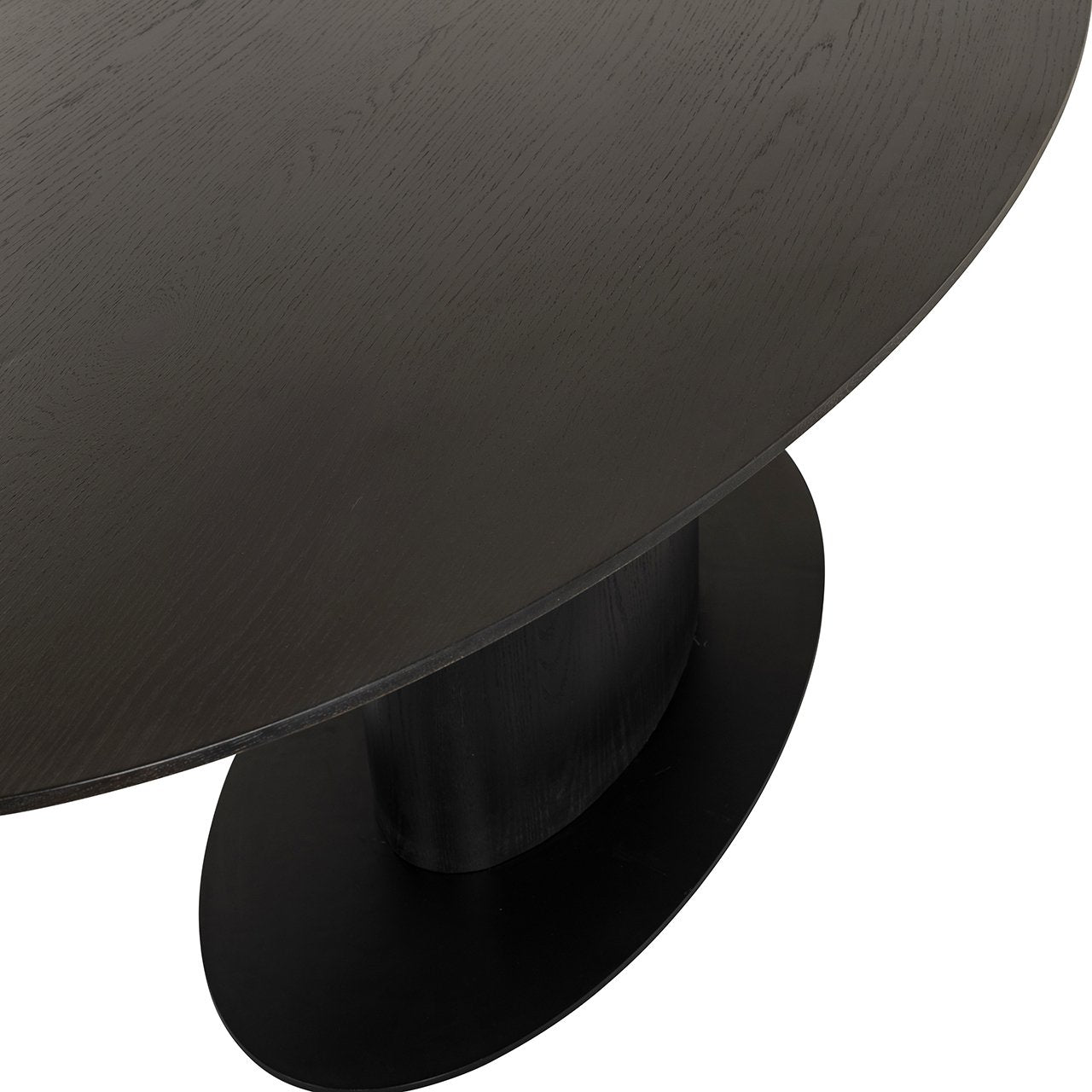 Stůl GORDON tmavě hnědý dubový dýha