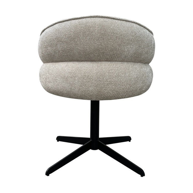 Kancelářská židle ANGELINA béžová s černým podstavcem