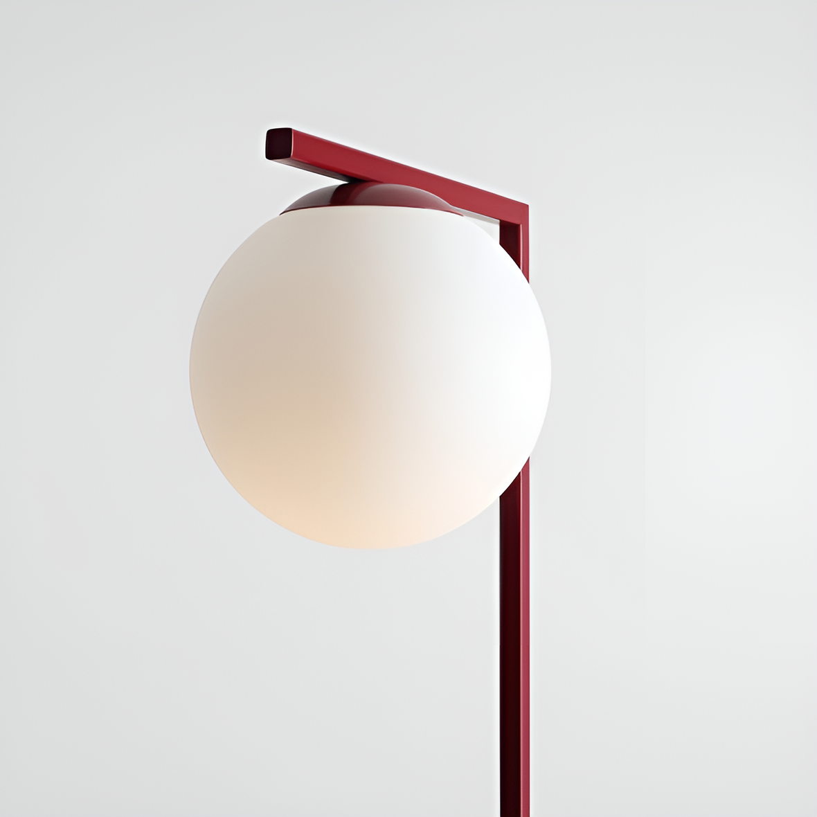Podlahová lampa ZAC bordová