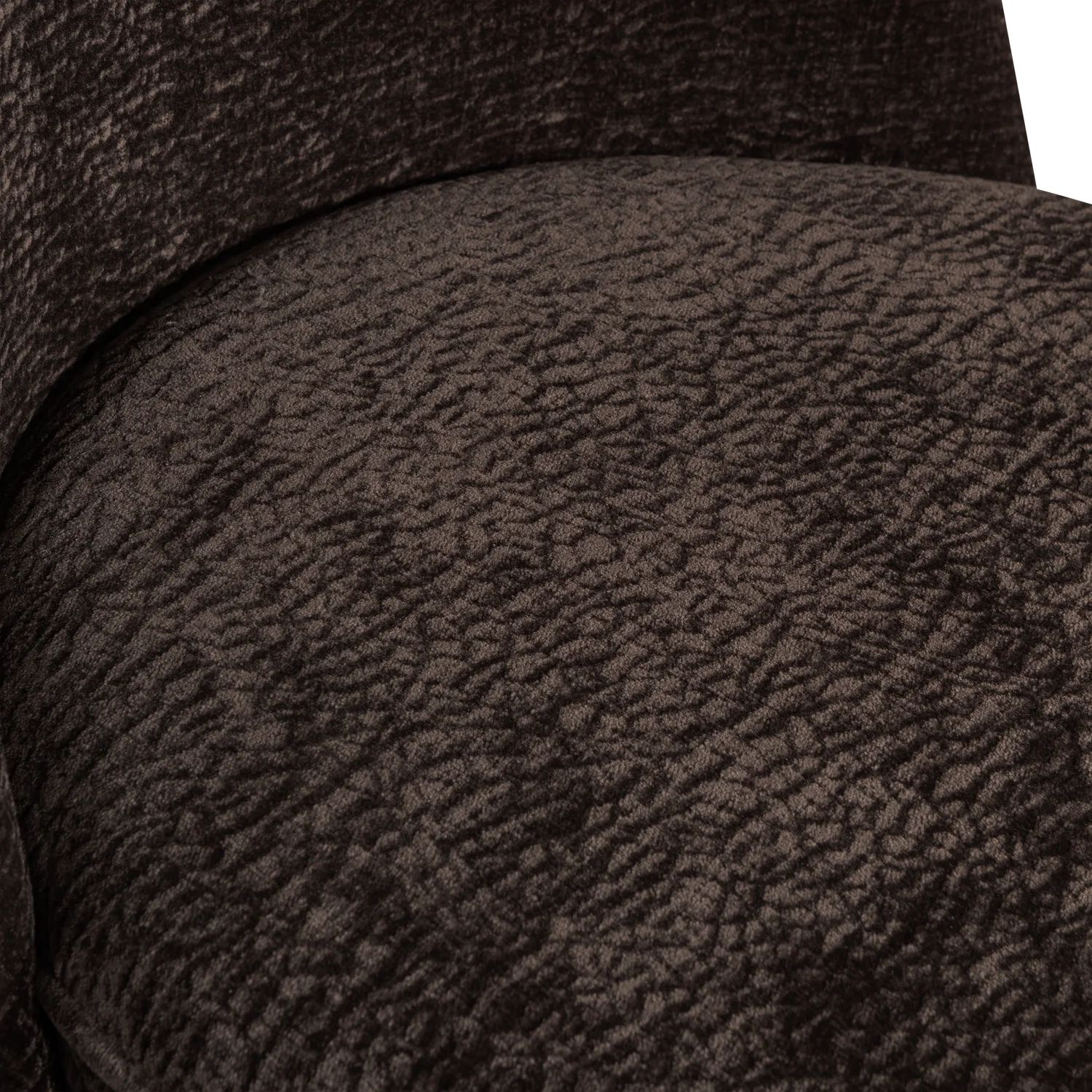 Hoker VOGUE 3D čokoládový šenil s černým podstavcem