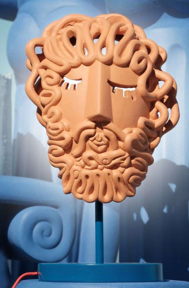 Lampa stołowa MAGNA GRAECIA - ULYSSE terakota