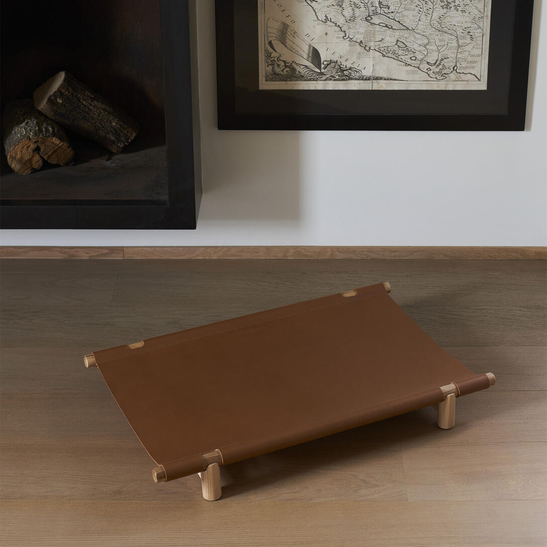 Psí pelíšek BERBERÉ černá kůže