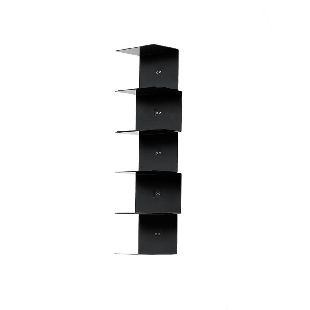 PTOLOMEO WALL Black Hanging Shelf