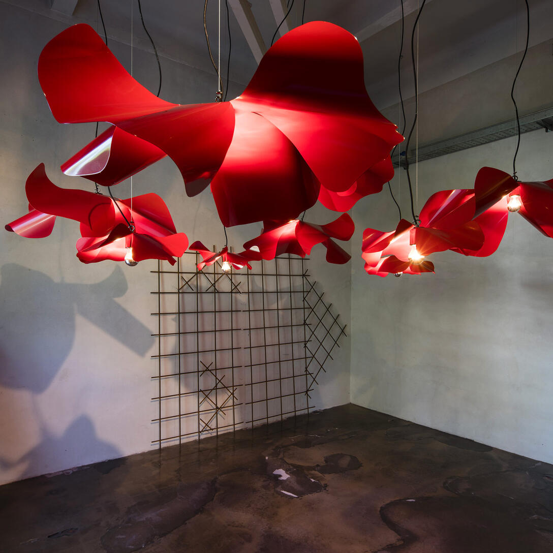 PAPAVERO red pendant lamp