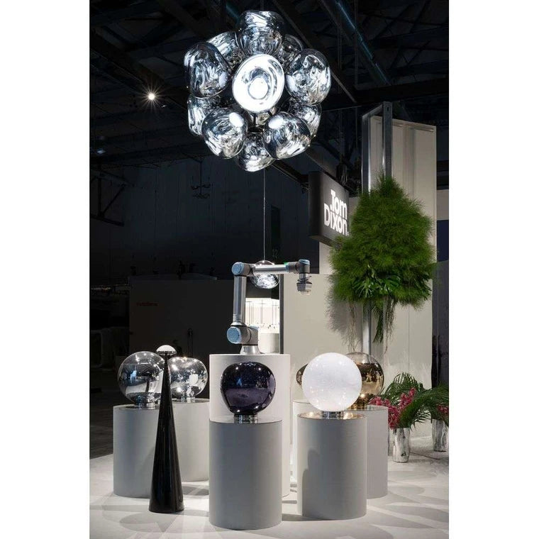 Lustr MELT BURST kouřový