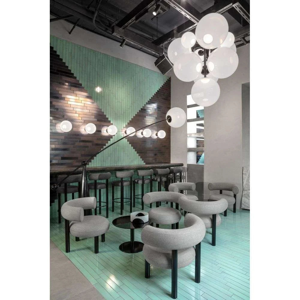 Lustr GLOBE opalizující