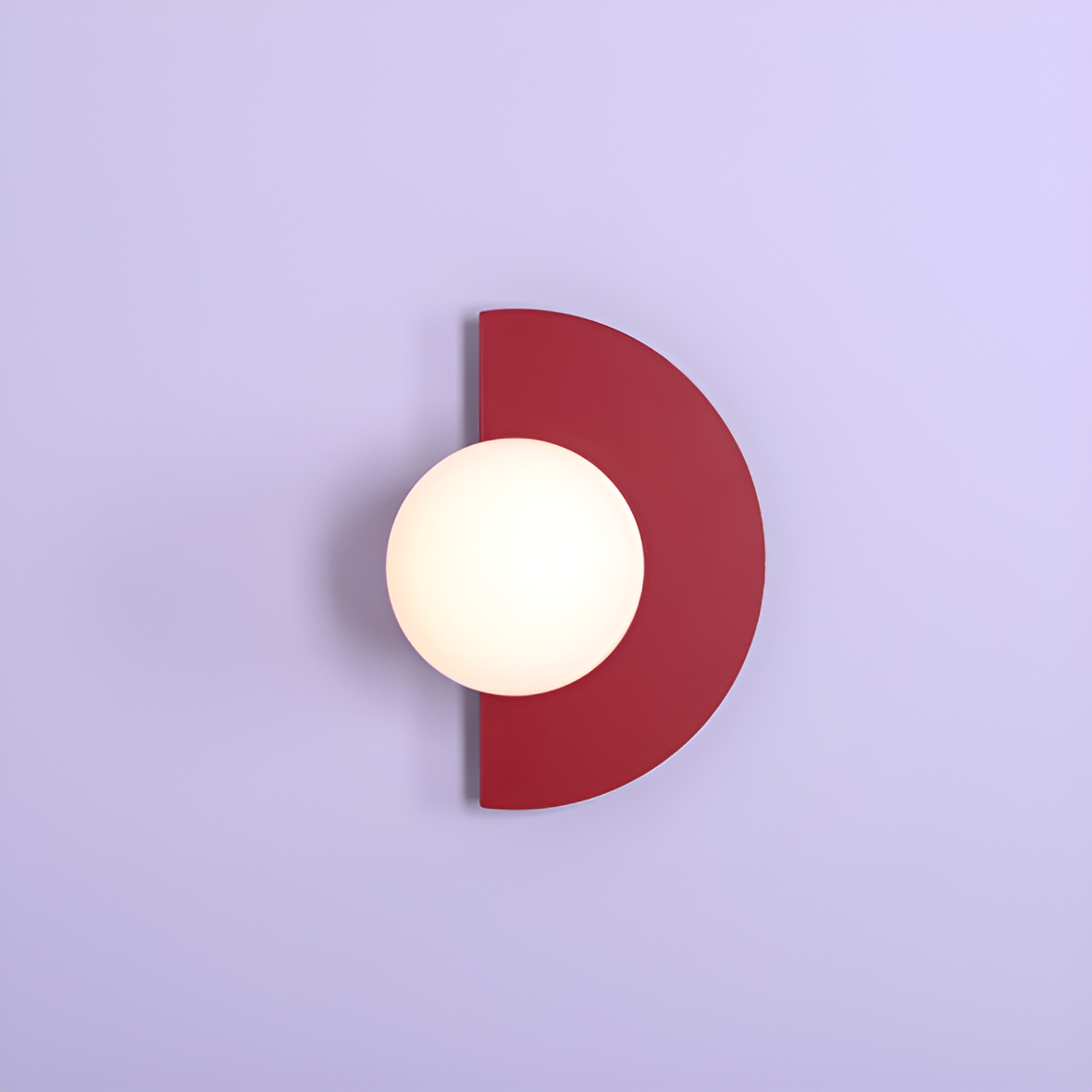 Kinkiet LOOP bordowy