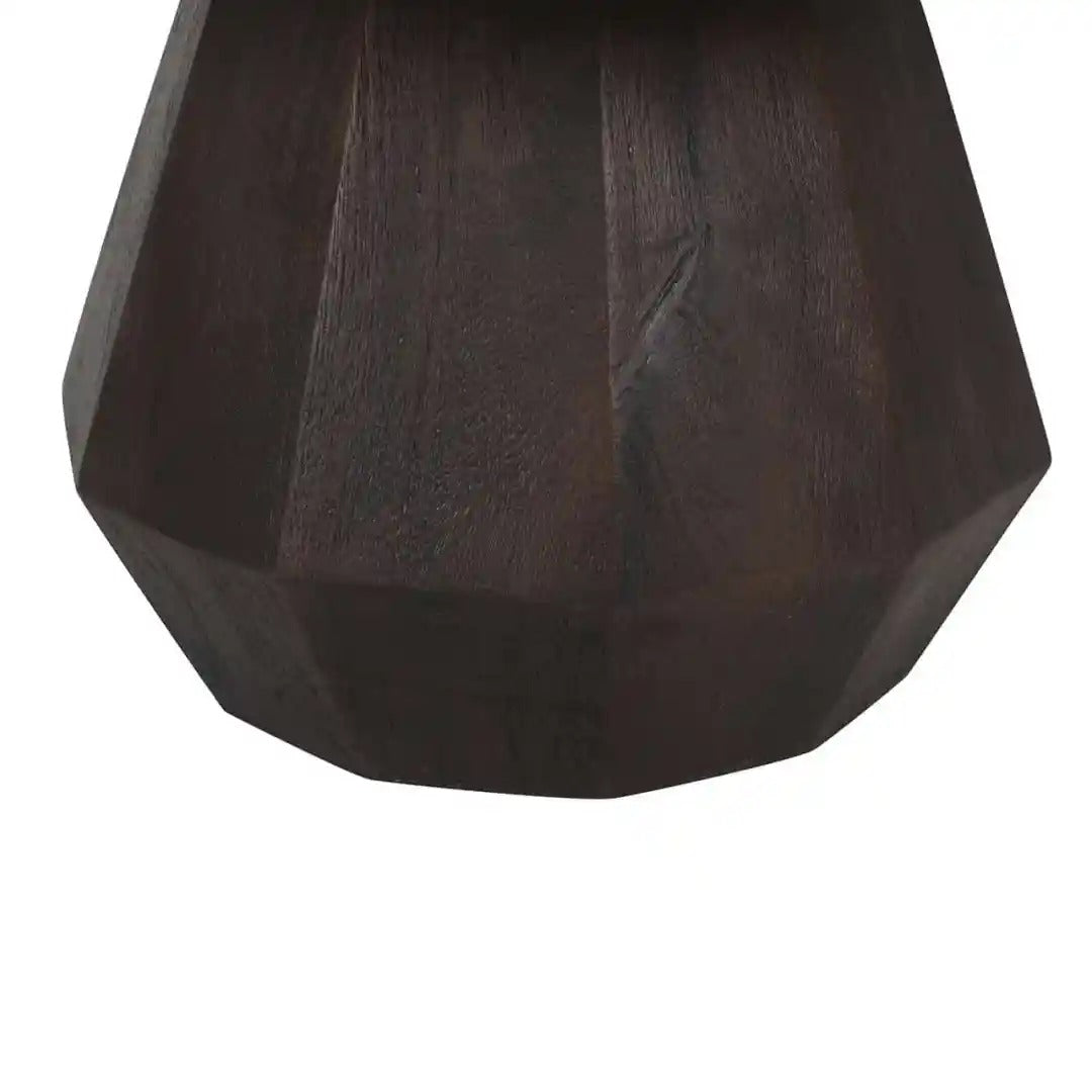 OBEROY coffee table marble with brown mango wood