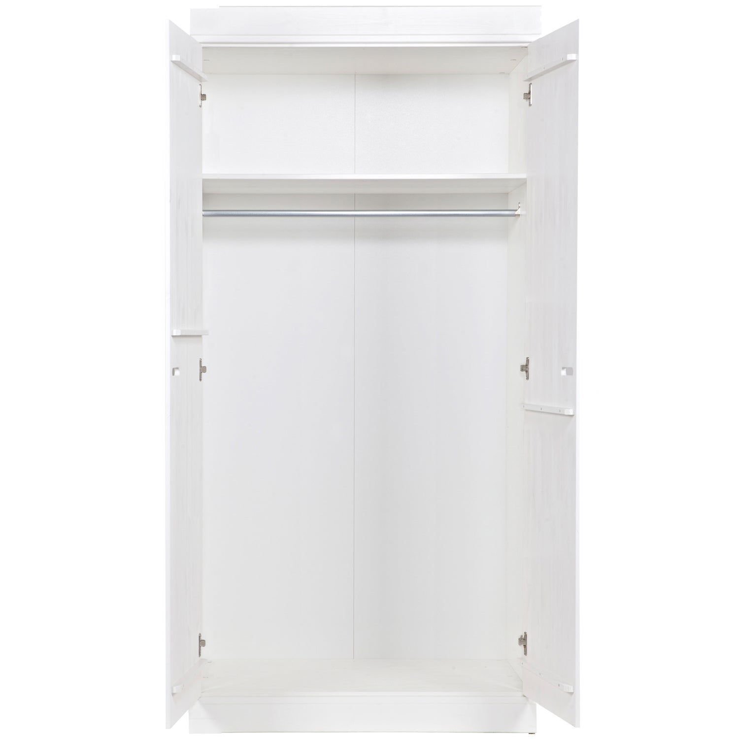 Connect white 2-door wardrobe