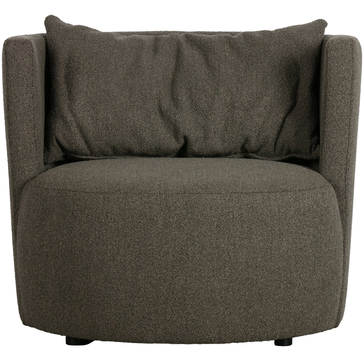 EXPLORE Armchair in Brown Bouclé