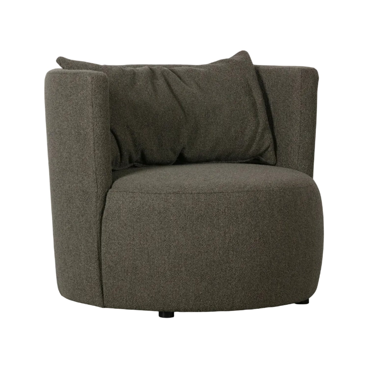 EXPLORE Armchair in Brown Bouclé