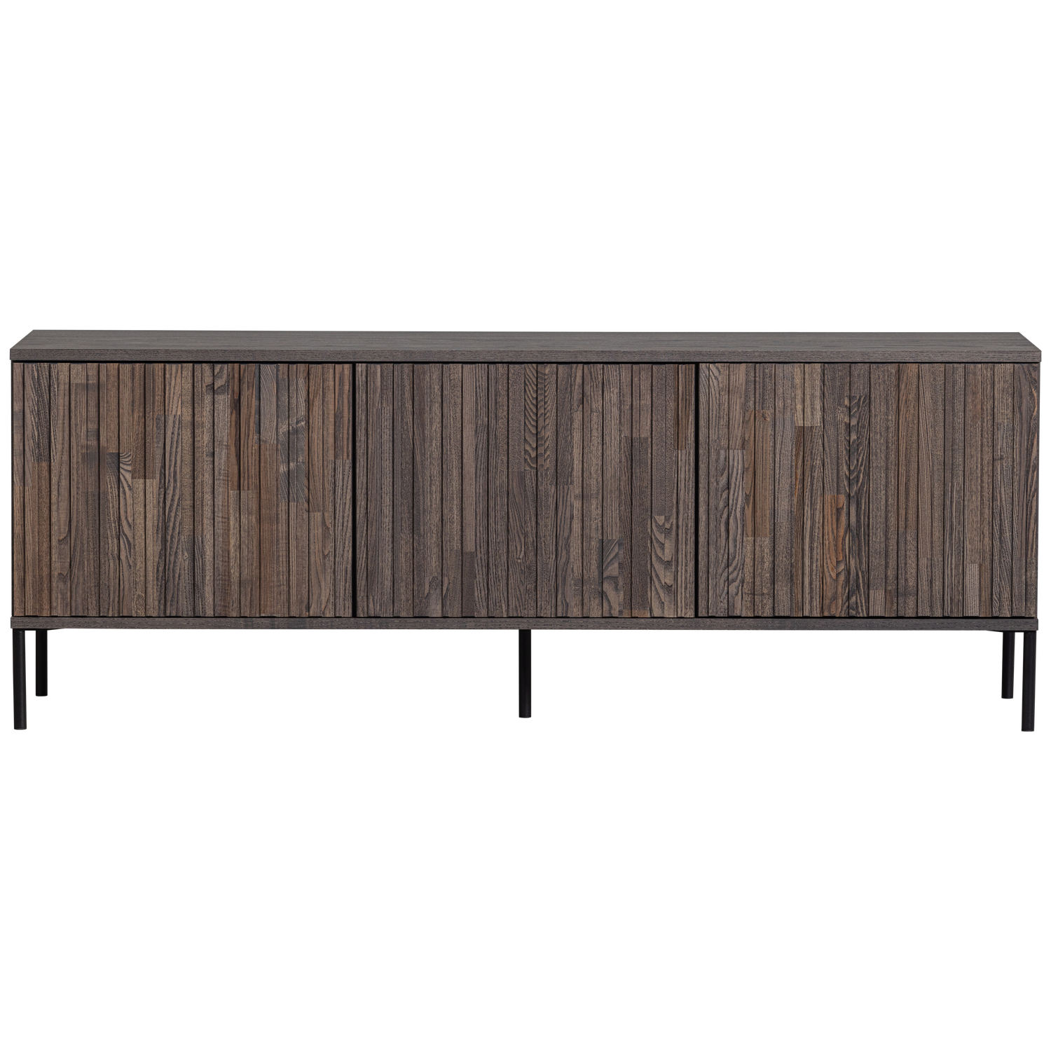 NEW GRAVURE TV Cabinet dark brown ash veneer