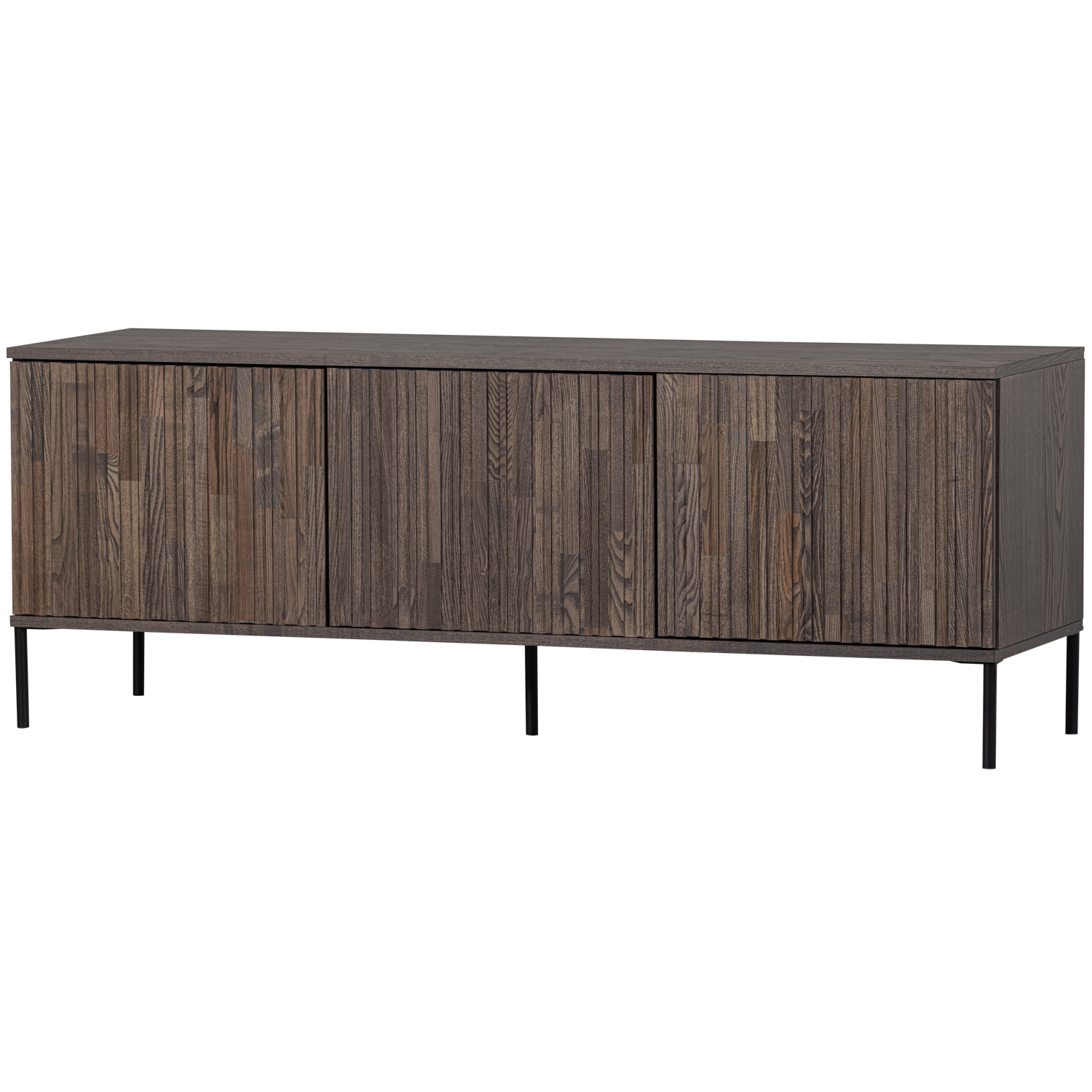 NEW GRAVURE TV Cabinet dark brown ash veneer