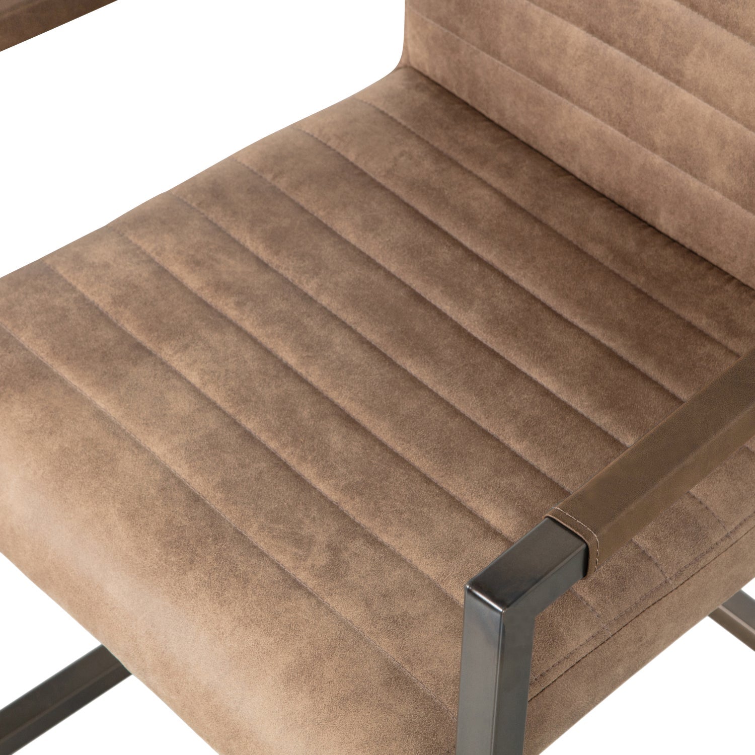 Židle BAS hnědá ekokůže