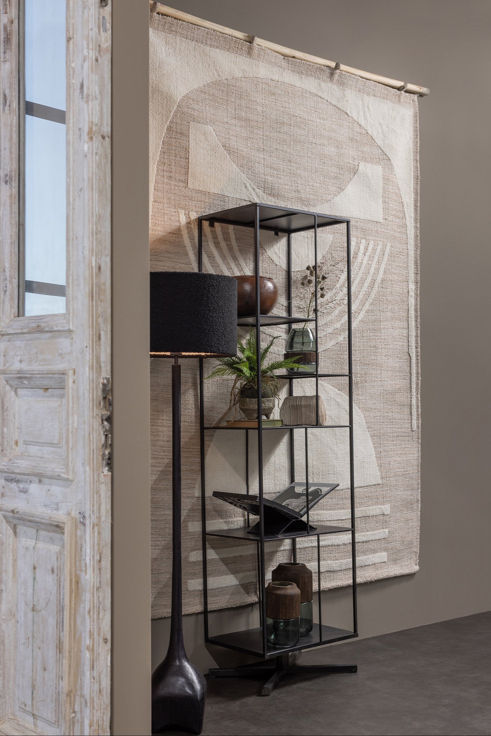 FOSS lamp base antique black