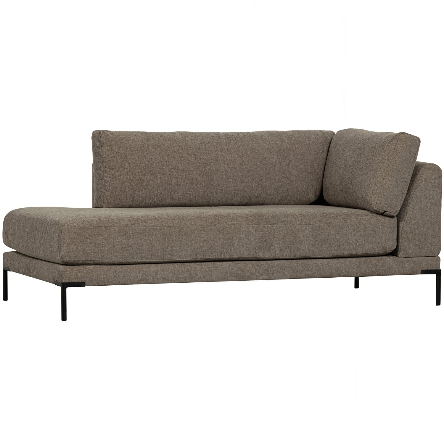 Szezlong pravostranný COUPLE taupe